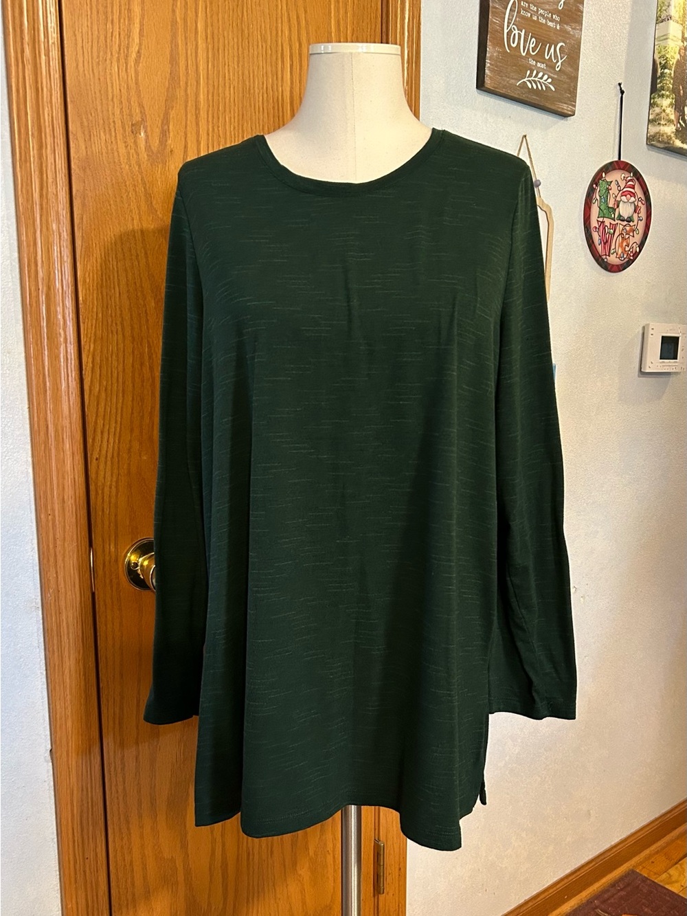 CJ Banks Green Top - Size XL